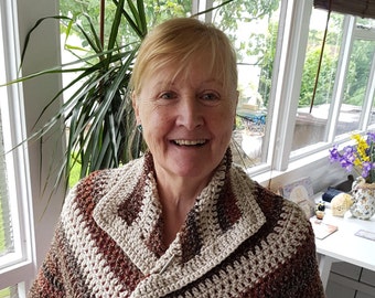 Nancy's Hug Shawl - Easy Crochet Pattern