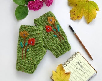 Guantes costeros - Patrón fácil de crochet