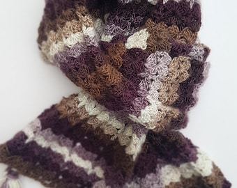 Roman Lace Easy Crochet Scarf Pattern