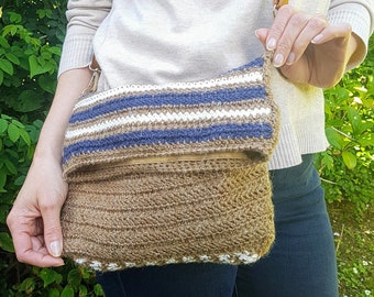 Lindo bolso de bolsillo - patrón fácil de crochet