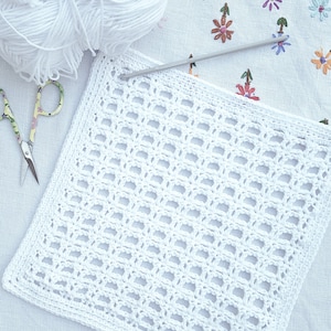 Checkers Dishcloth - Easy Crochet Pattern