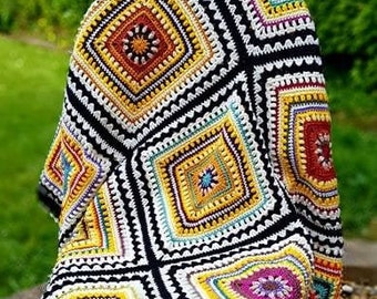 Sweet Sixteen Blanket - Intermediate Crochet Pattern