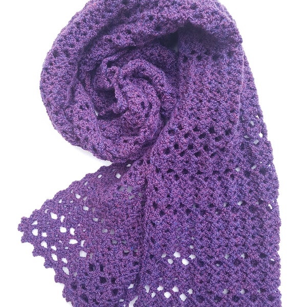 Elements Scarf - easy crochet pattern