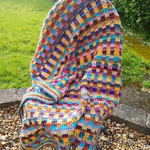 Comfort Blanket - easy crochet pattern