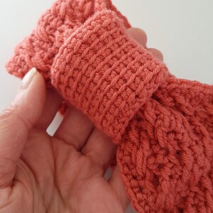 Cute Headband/Earwarmer crochet pattern image 3