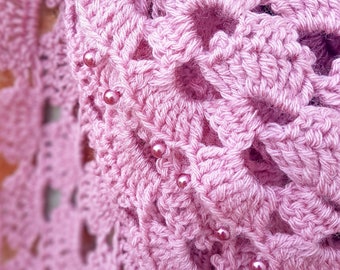 Late Summer Love Story - Intermediate crochet scarf pattern