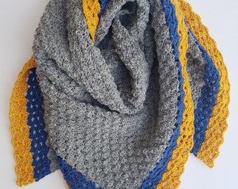 Peace Shawl - Easy crochet pattern
