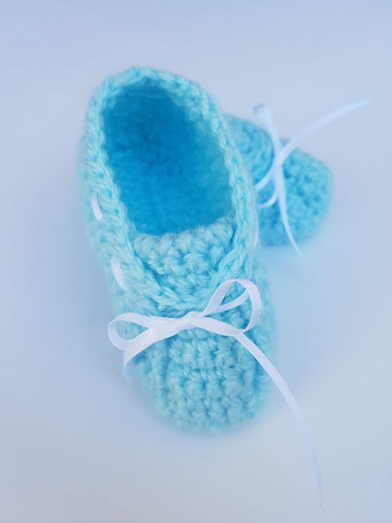 Baby Bootees unisex crochet pattern image 7