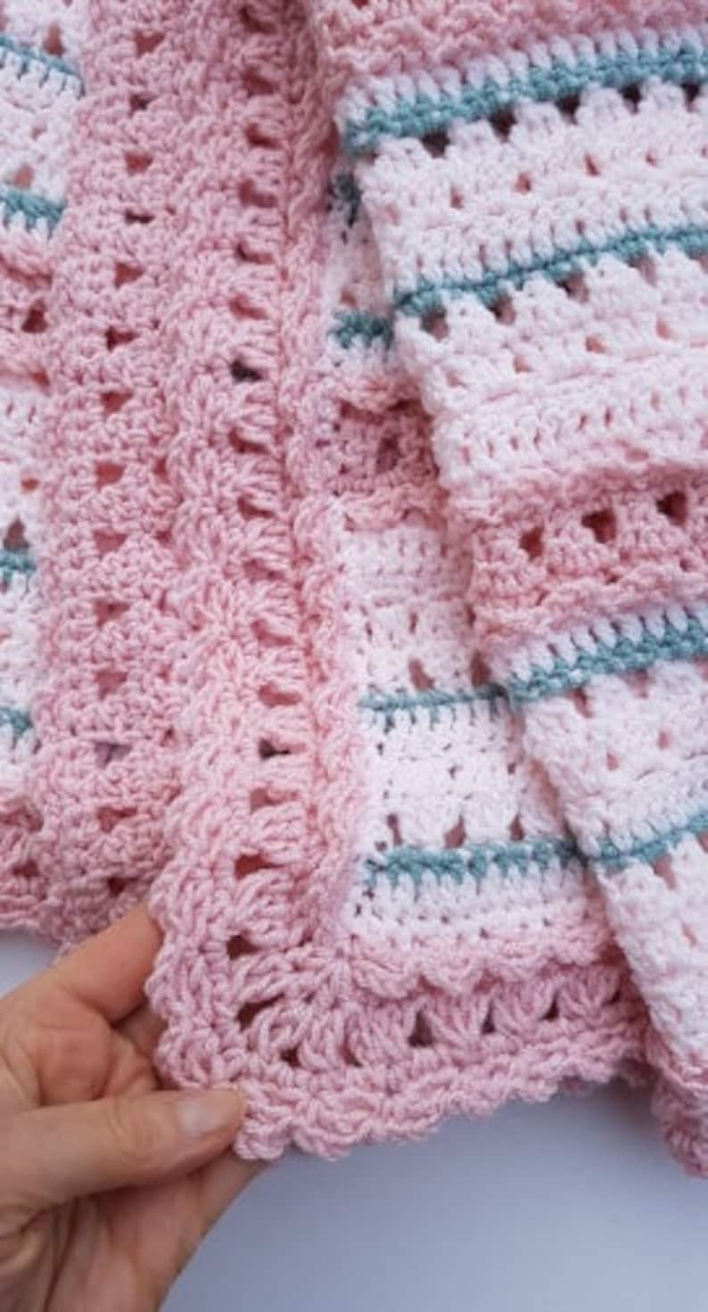 Mermaids and Waves Baby Blanket Intermediate Crochet Pattern Etsy Canada