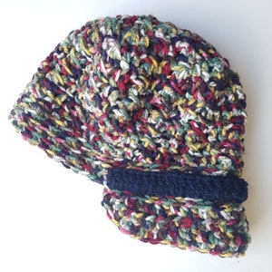 Newsboy Hat Easy crochet hat pattern image 7