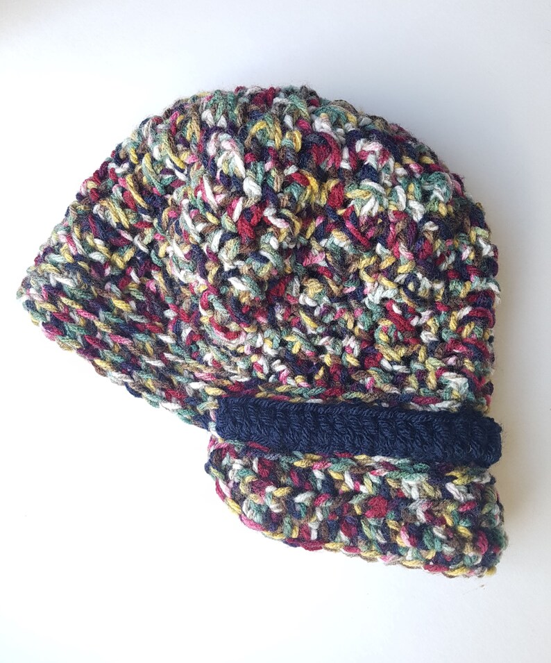Newsboy Hat Easy crochet hat pattern image 7