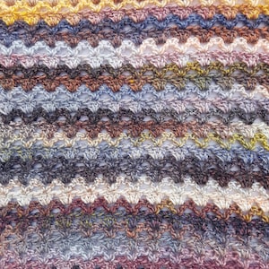 Easy Autumn Shawl easy crochet pattern image 6