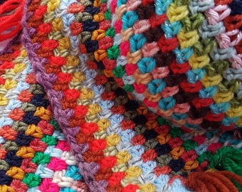 Belfast Linen Scarf - beginner crochet pattern