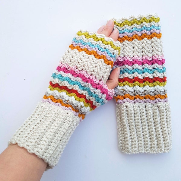 Elements Gloves - Easy crochet pattern