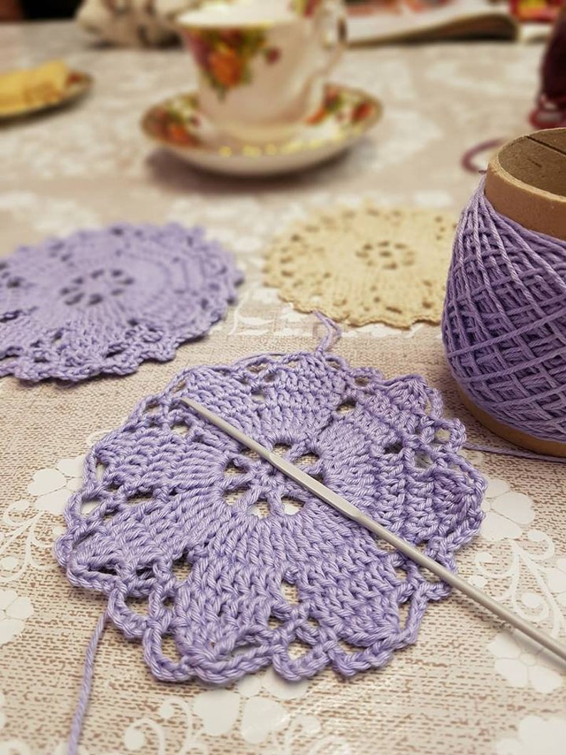Vintage Coasters easy crochet pattern image 2