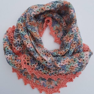 Beach Party Shawl - easy crochet pattern