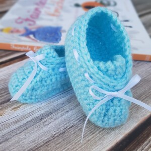 Baby Bootees unisex crochet pattern image 6