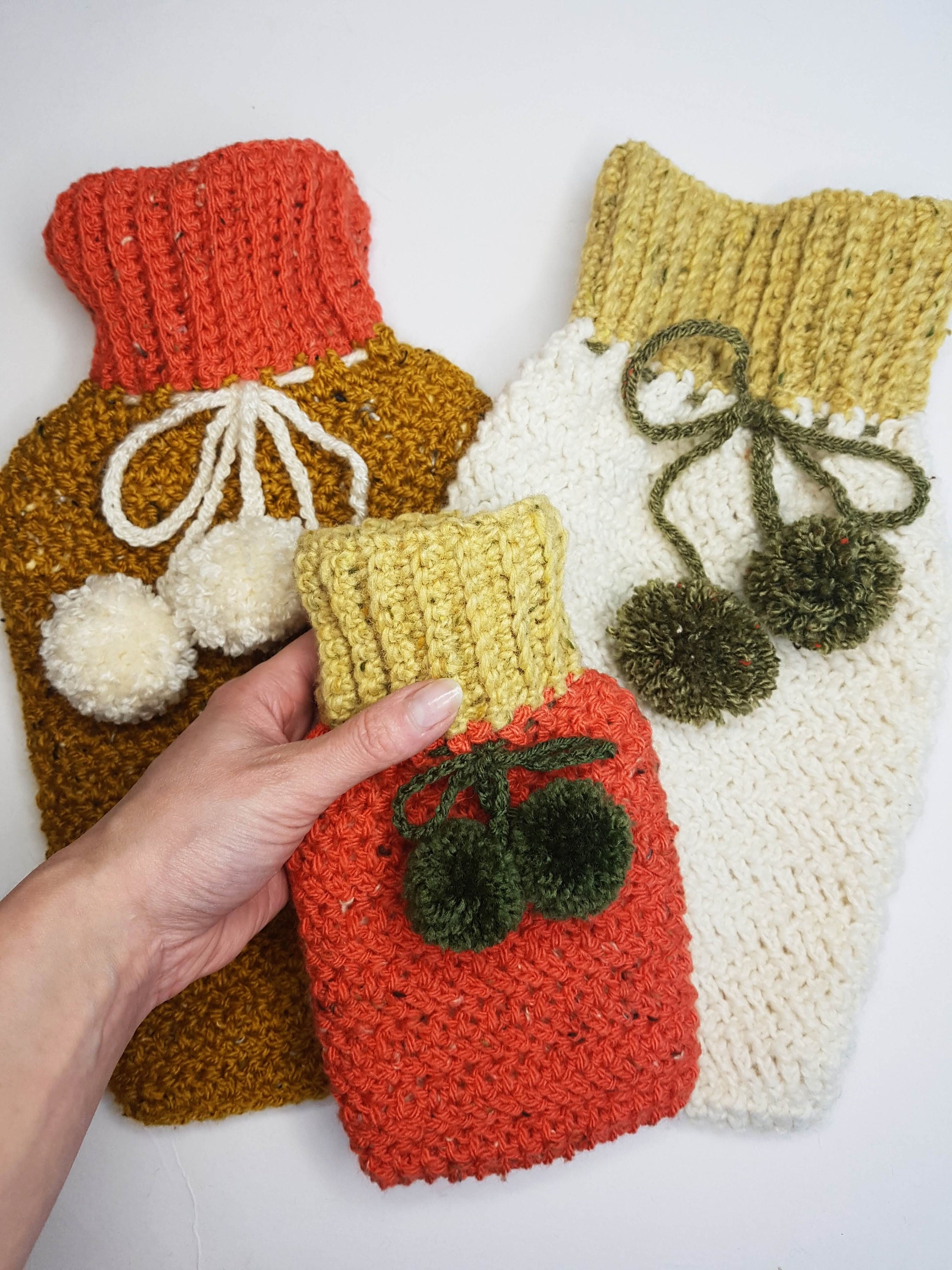 Campfire Hot Water Bottle Cover Two Sizes Easy Crochet Etsy UK