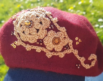 Paisley Applique Motif - Easy crochet pattern