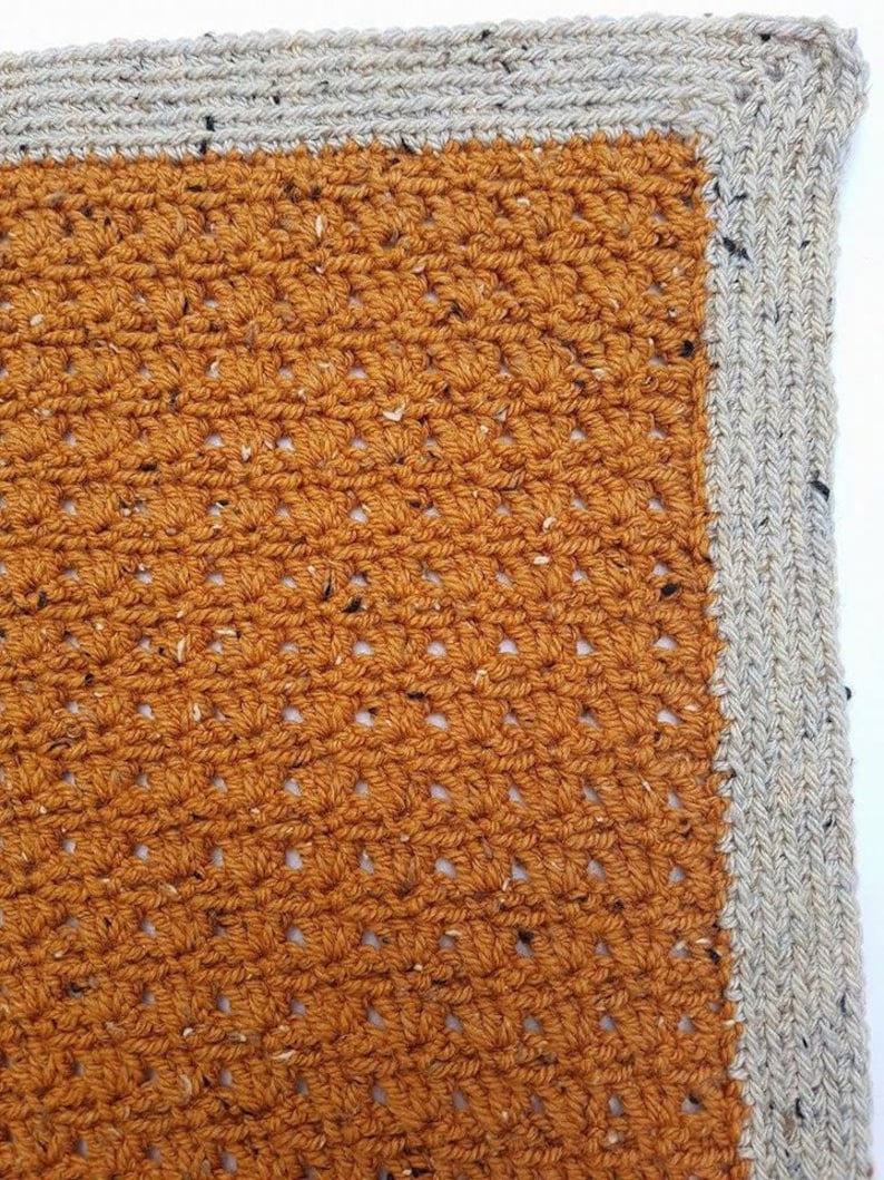 Manta de cerámica Patrón fácil de crochet imagen 5