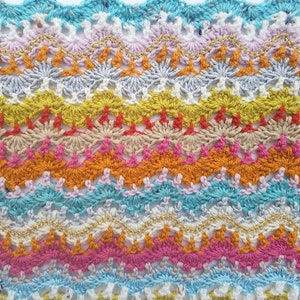 Brighton Rock Scarf crochet pattern image 5