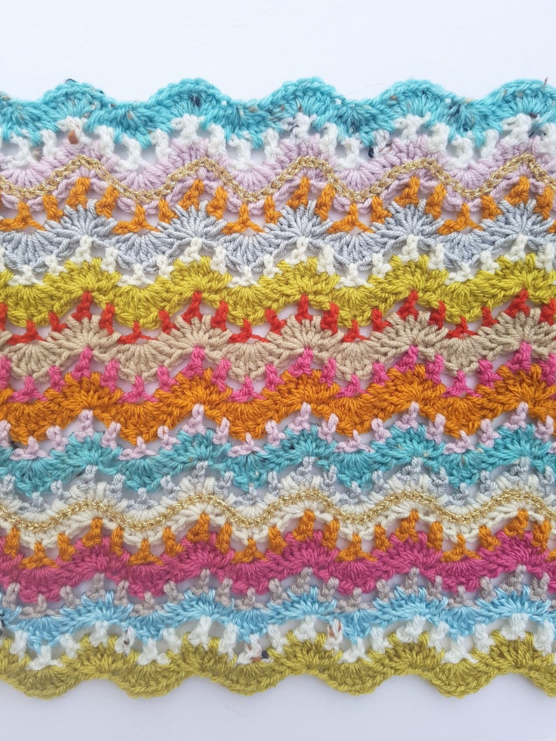 Brighton Rock Scarf crochet pattern image 5