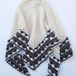 Instincts Shawl - Intermediate crochet pattern