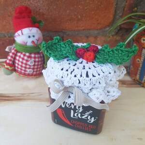 Retro Jam Pot Cover Easy Crochet pattern image 5