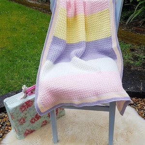 Little Angel Baby Blanket - easy crochet pattern