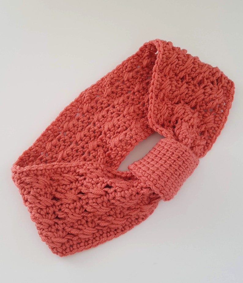 Cute Headband/Earwarmer crochet pattern image 2