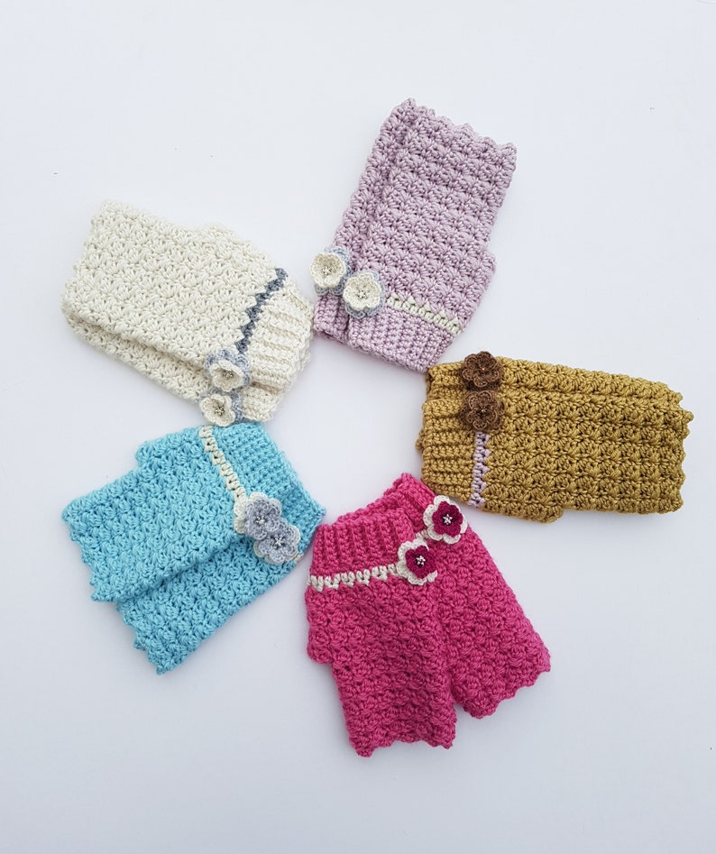 Gelato Gloves Crochet pattern image 2