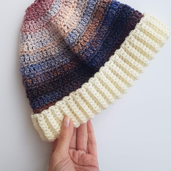Easy Autumn Hat - crochet pattern