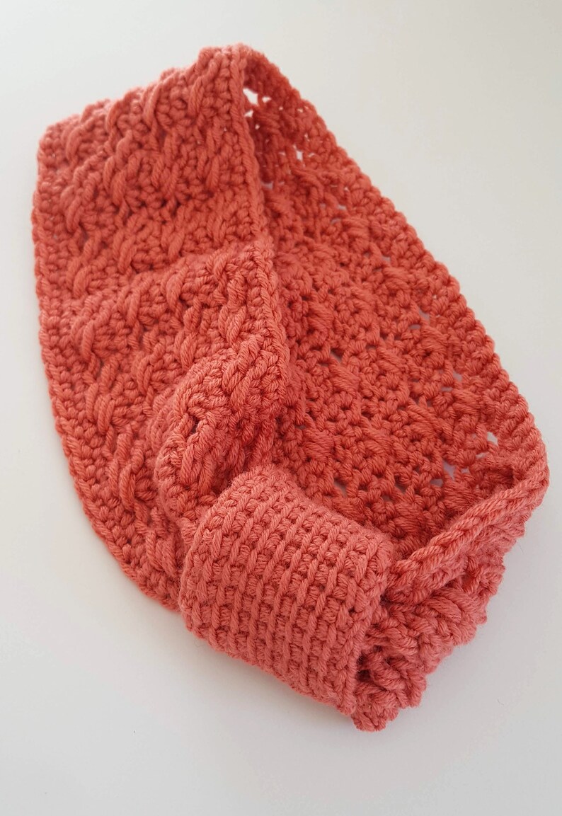 Cute Headband/Earwarmer crochet pattern image 6