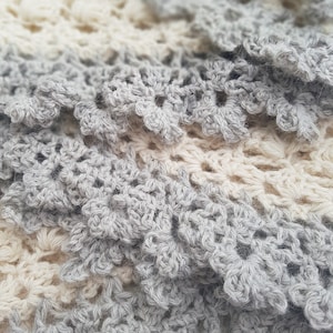 French Fancy Shawl intermediate crochet pattern image 10