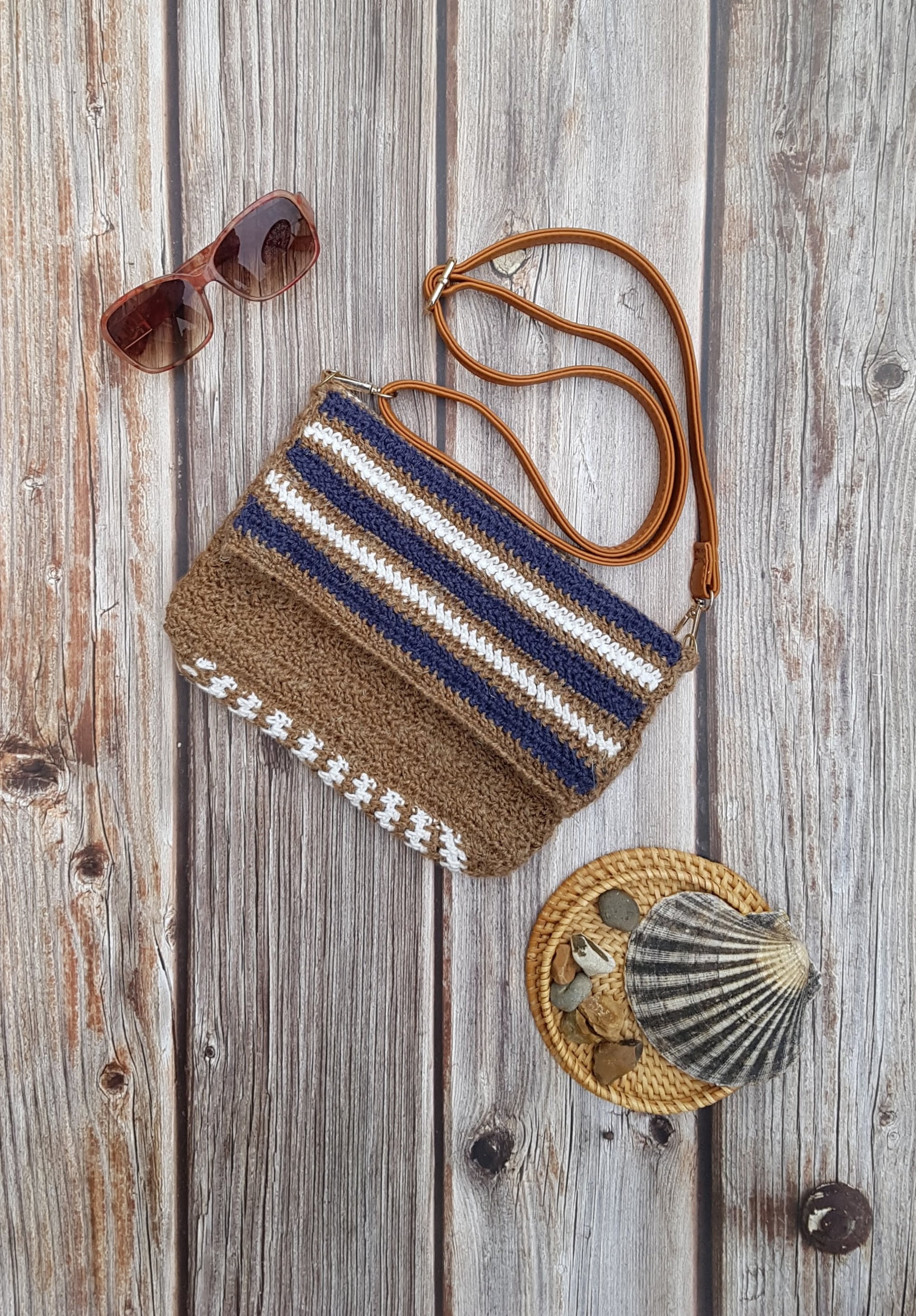Cute Pocket Bag Easy Crochet Pattern - Etsy UK