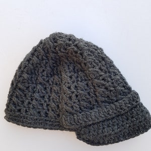 Newsboy Hat Easy crochet hat pattern image 3
