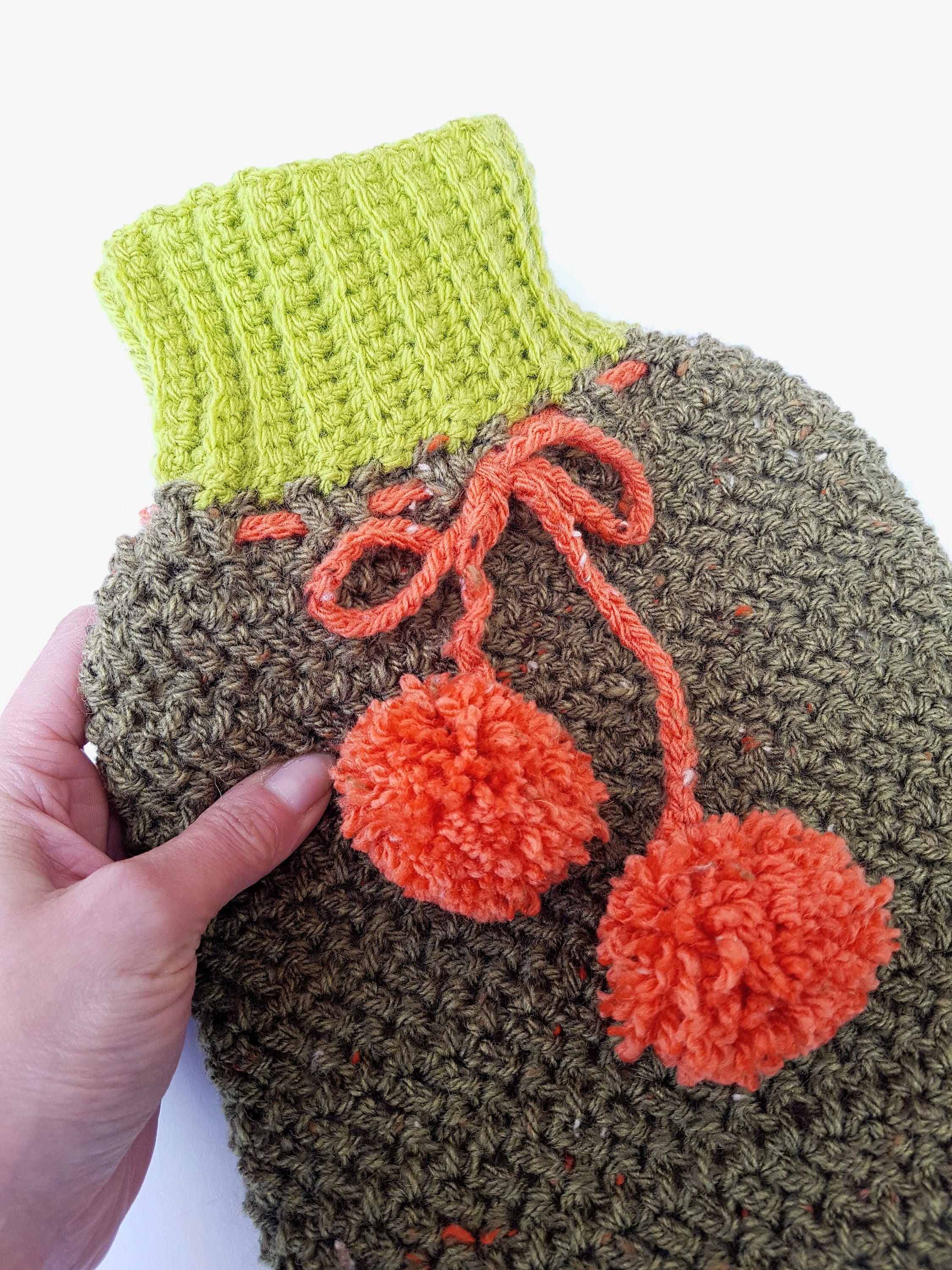 Campfire Hot Water Bottle Cover Two Sizes Easy Crochet Etsy UK