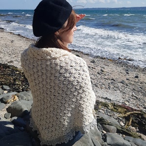 French Fancy Shawl - intermediate crochet pattern