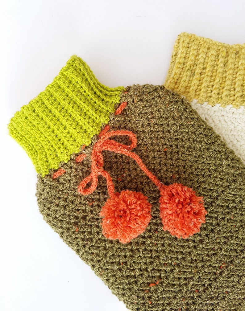 Campfire Hot Water Bottle Cover Two Sizes Easy Crochet Etsy UK