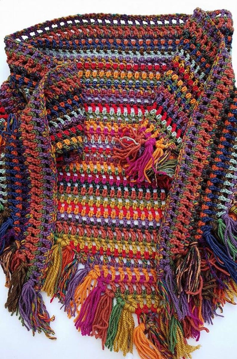 Soul Retrieval Shawl Easy Crochet Pattern image 4