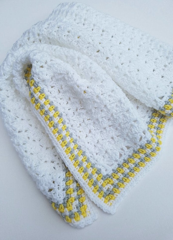 Car Seat Baby Blanket Easy Crochet Pattern Etsy