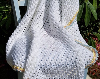 Delightful Baby Blanket - Easy crochet pattern