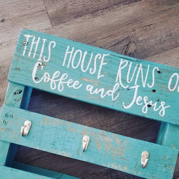 Rustic Hand Made Vintage Wooden Sign Personalized Coffee House Retro Sign