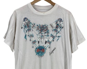 Vintage Native American Dream Catcher Art T-Shirt Medium