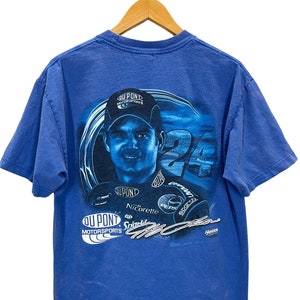 Vintage Jeff Gordon Faded Blue Nascar T-Shirt Large