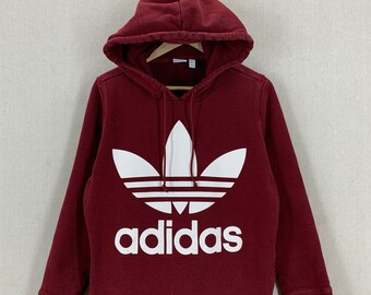 adidas maroon hoodie womens