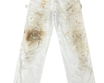 90s〜 Dickies × Duron Paint White Painter Dickies Painter's Pants | Catalina Paints