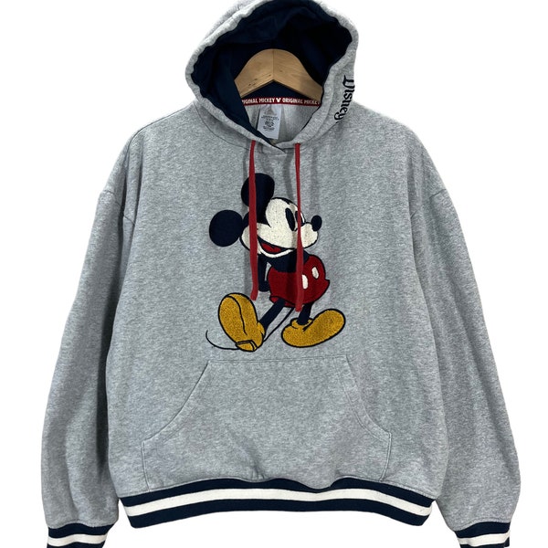 Mickey Mouse Disneyland Gray Hoodie Sweatshirt Women’s Medium