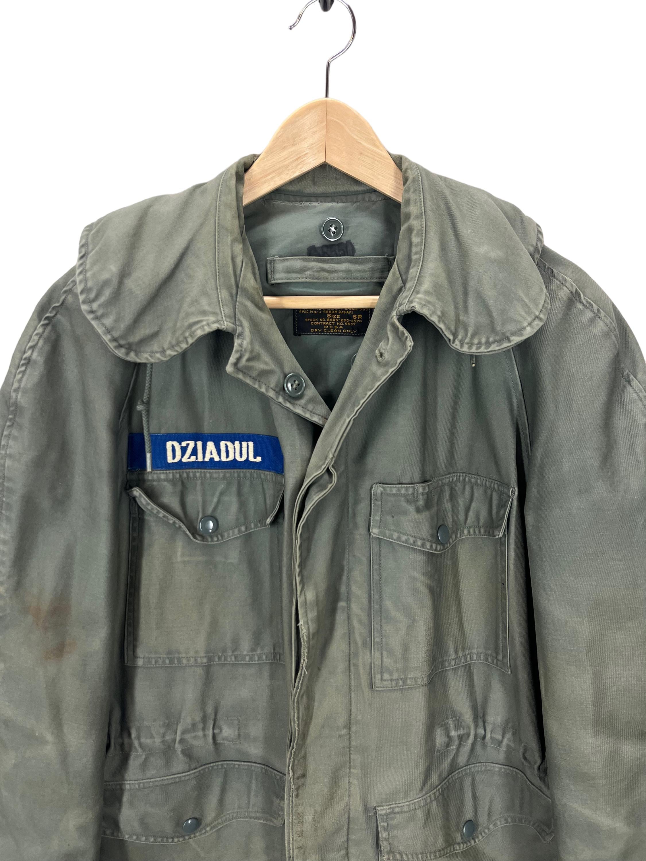 ジャケット・アウター 60's US Army Hospital jacket Mens Vtg 60s Vietnam War US Army Airborne M-65 Field Jacket