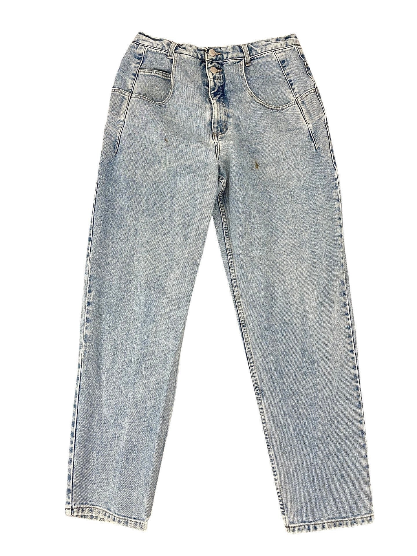 Vintage 90's Guess Blue Denim Triangle 